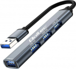 Qoltec HUB adapter USB 3.0 4w1 | 4x USB 3.0