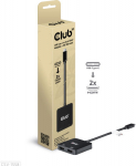 Club3D MST-Hub USB 3.2 Typ C > 2x HDMI 4K60Hz +100W PD St/Bu retail