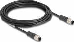 Delock Netzwerkkabel - 8-pole M12-A (M) zu 8-pole M12-A (M)