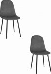 Leobert Krzesło COMO - dark gray velvet x 2