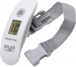 Adler | Travel Luggage Scale | AD 8189 | Maximum weight (capacity) 40 kg | Accuracy 100 g | White