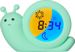Alecto Baby Simon Snail - an alarm clock that teaches sleep patterns, mint green