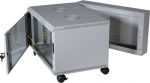 EFB Elektronik EFB-Elektronik 1-Part - Schrank Netzwerkschrank - suitable for Wandmontage - Jet Black, RAL 9005 - 21U - 48.3 cm (19")