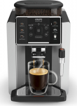 Krups Sensation EA910E, Espresso Machine, 1.7 l, coffee beans, Eingebautes Mahlwerk, 1450 W, Aluminium, Schwarz