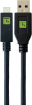 Techly ICOC MUSB312-CMAM10T, 1 m, USB A, USB C, USB 3.2 Gen 1 (3.1 Gen 1), 10 Gbit/s, Schwarz
