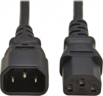 Eaton Tripp Lite Series - power Cable - IEC 60320 C14 till power IEC 60320 C13 - 250 V - 10 A - 1 m - svart - Europa - for P/N: B020-U16-19-IPF, B020-U16-19-IPG, B020-U16-19-KF, B020-U16-19-KG