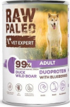 VetExpert Raw Paleo Duck&Boar Adult Can 400g