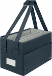 Esselte Leitz Laptop Bag Desk Sharing compact fabric velvet grey 65760089 bis 35.6 cm 14 (65760089)