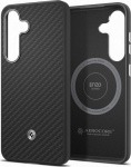 FPS936PGABW Enzo Aramid Case Samsung Galaxy S25 Plus, Black Silver