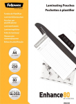 Fellowes Laminating Capture A4 80Mikron shiny 250P