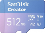 SanDisk Creator - Flash memory card, (microSDXC-an-SD-Adapter