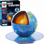 LEANToys Puzzle 3D Educational Planet Earth Earth's Core 50el