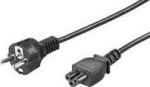 MicroConnect Power Cord CEE 7/7 - C5 1.8m, Black