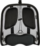 Fellowes | Professional back support with mesh Professional Series | Graphite | Depth 195 mm | Height 370 mm | Mesh textile | Width 304 mm