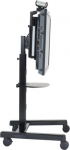 Chief Large Flat Panel Mobile Cart - For Displays 55-100" - Black - Aufstellung (Interface bracket)