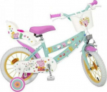 Children's bicycle 14" Peppa Pig green 1498 TOIMSA