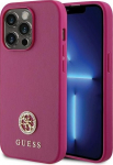 Guess Strass Metal Logo Back Case for Apple iPhone 15 Pro Max