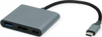 ROLINE Display Adapter USB C - HDMI 4K60+ 1x A+ PD - Adapter - Digital/Data