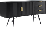 Sideboard PIXAR 150x40xH80cm, black
