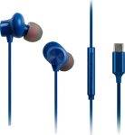 Panasonic Earphones | RP-TCM225DEA | Wired | In-Ear | Microphone | Blue