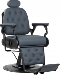 Activeshop Gabbiano Francesco barber chair graphite with graphite frame