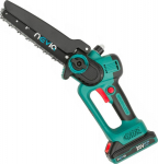 NeviQ LX8303 8" Battery - chainsaw | Akumulator: 2x 2.0Ah 20V | Moc: 500 W | fence: 8" | Silnik: brushless | Łańcuch: 2x 8" | Tool Kit