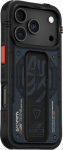 Case Skinarma Aegis do iPhone 17 Pro Magnetic Charging + Grip Stand navy blue