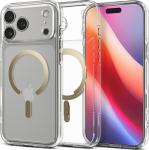 Kaitse&uuml;mbris Ultra Hybrid (MagFit), Apple iPhone 17 Pro Max, l&auml;bipaistev kuldse MagSafe ringiga, Spigen