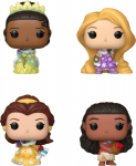 Funko Pocket Pop! Capsule: Princess Holiday - Moana, Belle, Tiana, Rapunzel (Blind Box/Random) Vinyl Figures