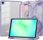 4kom.pl TECH-PROTECT SC PEN HYBRID GALAXY TAB A9 / A11 8.7 X110 / X115 / X133 / X135 VIOLET MARBLE