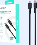 Kabel USB Aukey USB-C - USB-C 1.8 m Czarny (Aukey)
