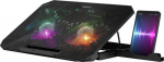 KIN Podstawka chłodząca NS-510 2W 2XUSB RGB 15.6 cala