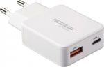 Voltcraft UC-1C1A45W01 USB Ladeger&auml;t USB-C USB-A Fast Charge PD 3.0 Wei&szlig; - USB Typ C