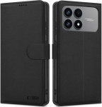 Kaitse&uuml;mbris kaanega Wallet, Xiaomi Poco F8 Pro, must, Tech-Protect