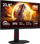 AOC 24G4ZR Gaming 23.8inch 16:9 Fast IPS 260Hz 1920x1080 HAS 130mm 2xHDMI 2.0 DP 1.4