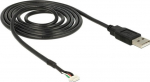 DeLOCK camera plug V5 - Internal and external USB-Adapter - USB Typ A, 4-pole (M) - 5-Pin connection block (S) - 1.5m (USB/USB2.0) - Schwarz (95985)