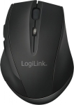 Logilink Wireless Mouse BT 5.0, ergonomic, czarna