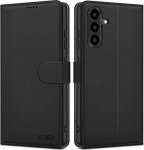 Kaitse&uuml;mbris kaanega Wallet, Samsung Galaxy A57 5G, must, Tech-Protect