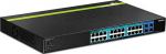TRENDnet Switch 28 Port Gbit Managed PoE+ 185W 19"