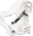 DELOCK Keystone Bracket for DIN rails with earthing