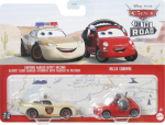 Mattel Disney Pixar: Cars On the Road - Lightning McQueen Deputy Hazzard & Bella Cadavre (Set of 2) (HLH70)