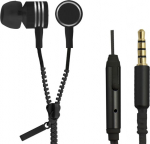 ESP Guitar Company ZIPPER in-ear headphones with black microphone