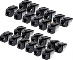 StarTech.com CAT6 KEYSTONE JACK 24-PACK, 24-PACK90-DEGREE 110 PUNCH DOWN