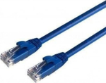 Mercodan UltraFlex Patchkabel KAT6, UTP, 0.5m, Bl&aring;, LSZH