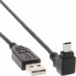 Cable USB InLine USB-A - miniUSB 1 m Czarny (34110)
