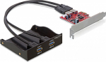 Delock USB 3.0 Front Panel - USB-Adapter - PCIe