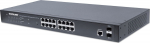 INTELLINET Switch 16x GE Web-managed 2 SFP-Ports 16x PoE+