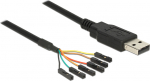 Delock Converter USB 2.0 > Serial-TTL 6 pin pin header connector individually 1.8 m (5 V)