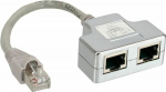 InLine Port doubler ISDN, RJ45 male do 2x RJ45 female (69932A)