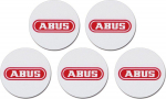 ABUS Security Center ABUS Smartvest/Terxon proximity chip sticker (5er Pack) (Art.-Nr. AZ5502) - Stickers for proximity chip cards - Rot - Wei&szlig; - 5 St&uuml;ck(e) - 25 mm - 0.5 mm - 10 g